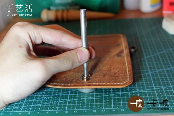 手工皮革鑰匙包制作教程 DIY鑰匙包教程圖解 -  rpnrmr.com