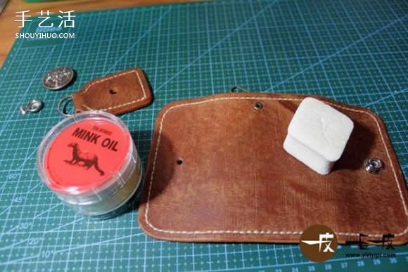 手工皮革鑰匙包制作教程 DIY鑰匙包教程圖解 -  rpnrmr.com