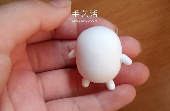 土豆兔粘土制作教程 超輕粘土土豆兔DIY圖解 -  rpnrmr.com