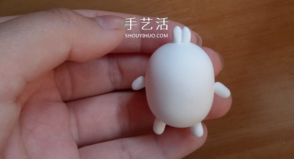 土豆兔粘土制作教程 超輕粘土土豆兔DIY圖解 -  rpnrmr.com
