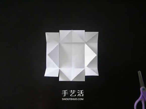 有蓋正方形盒子的折法 如何折方形紙盒圖解 -  rpnrmr.com