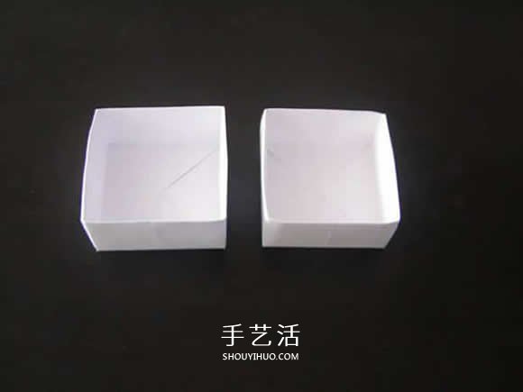 有蓋正方形盒子的折法 如何折方形紙盒圖解 -  rpnrmr.com