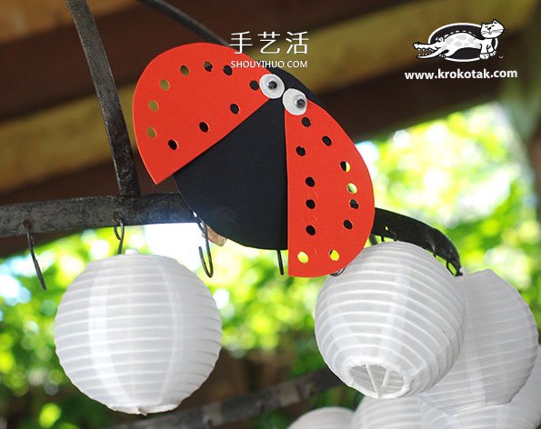 七星瓢蟲手工制作教程 幼兒制作七星瓢蟲圖解 -  rpnrmr.com