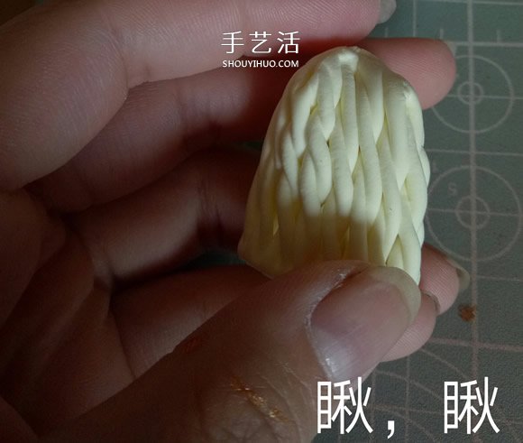 冬天保暖帽子粘土制作 超輕粘土毛線帽DIY圖解 -  rpnrmr.com