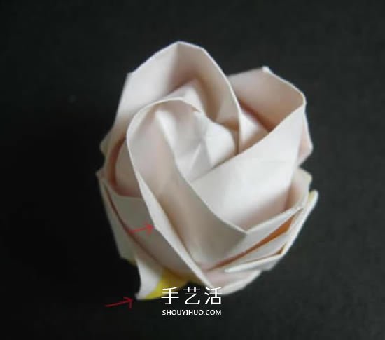 手工玫瑰花的折法圖解 超詳細(xì)折紙玫瑰步驟圖 -  rpnrmr.com