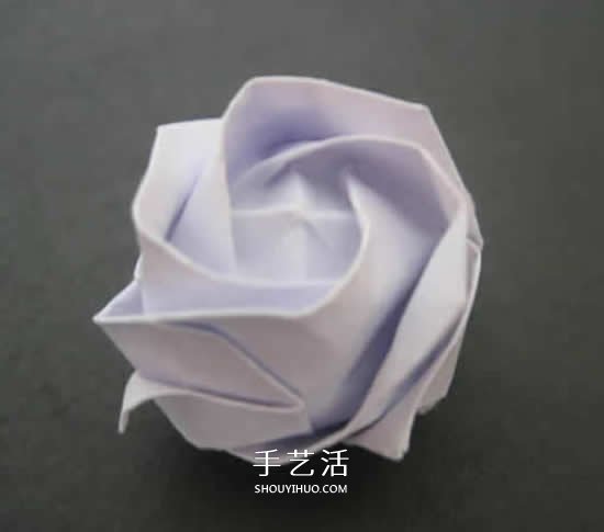 手工玫瑰花的折法圖解 超詳細(xì)折紙玫瑰步驟圖 -  rpnrmr.com