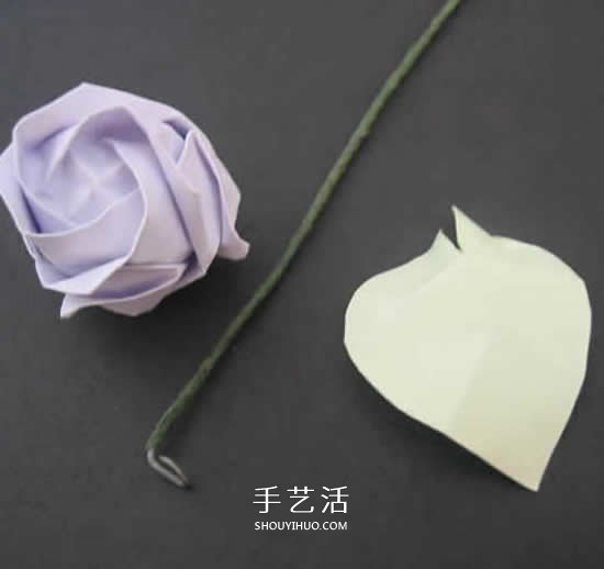 手工玫瑰花的折法圖解 超詳細(xì)折紙玫瑰步驟圖 -  rpnrmr.com