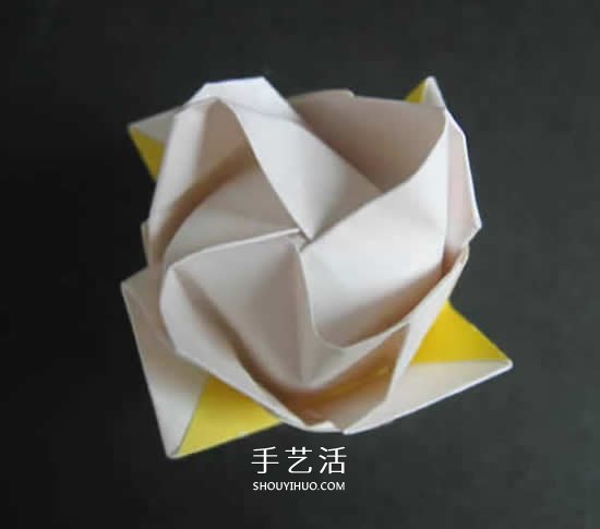 手工玫瑰花的折法圖解 超詳細(xì)折紙玫瑰步驟圖 -  rpnrmr.com