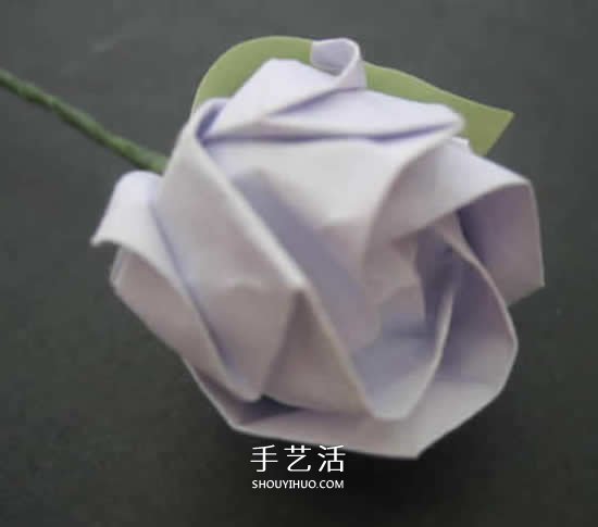 手工玫瑰花的折法圖解 超詳細(xì)折紙玫瑰步驟圖 -  rpnrmr.com