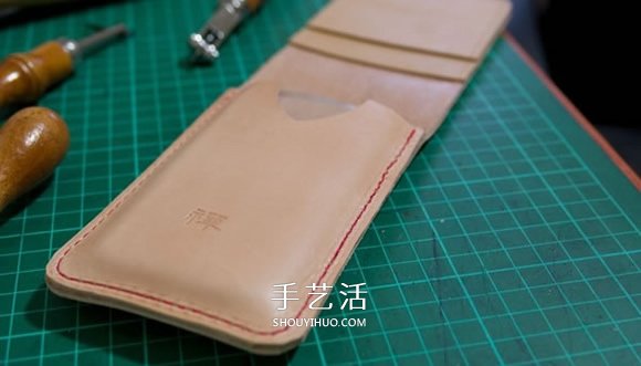 帶卡包功能手機套DIY 自制皮革卡包手機套教程 -  rpnrmr.com