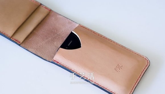 帶卡包功能手機套DIY 自制皮革卡包手機套教程 -  rpnrmr.com