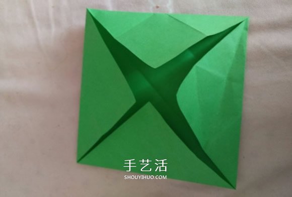 正方形禮品盒的折法 帶花朵禮品盒折紙圖解 -  rpnrmr.com