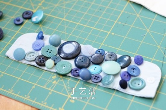 襯衫袖口制作寬手鐲教程 清涼紐扣手鐲DIY圖解 -  rpnrmr.com