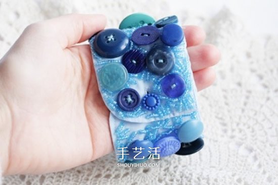 襯衫袖口制作寬手鐲教程 清涼紐扣手鐲DIY圖解 -  rpnrmr.com