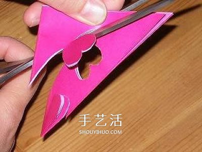 剪紙花朵掛飾的步驟圖 立體剪紙花掛飾的做法 -  rpnrmr.com
