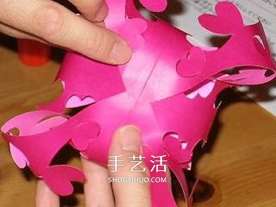 剪紙花朵掛飾的步驟圖 立體剪紙花掛飾的做法 -  rpnrmr.com