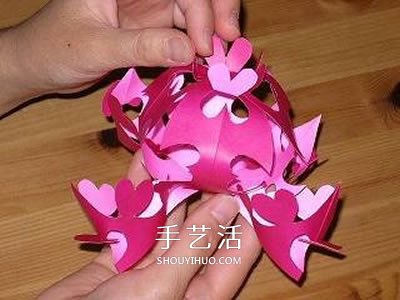 剪紙花朵掛飾的步驟圖 立體剪紙花掛飾的做法 -  rpnrmr.com