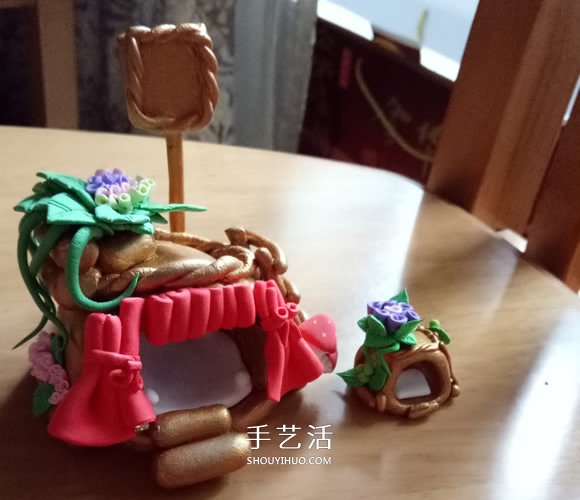 超輕粘土精靈小屋制作 可愛(ài)精靈房子粘土DIY -  rpnrmr.com