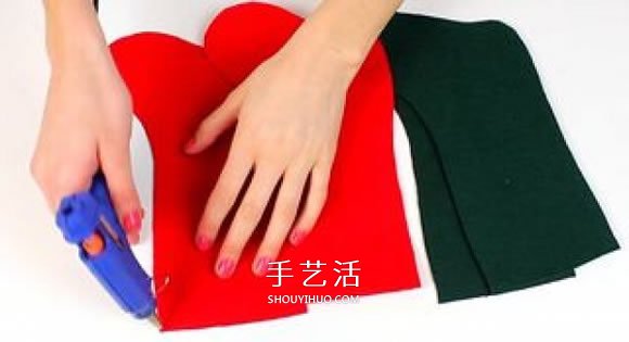 不織布圣誕襪制作方法 手工布藝圣誕襪子DIY -  rpnrmr.com