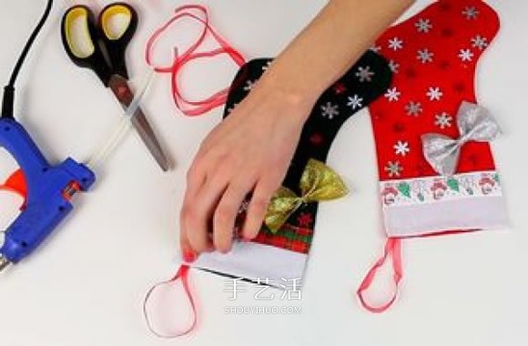 不織布圣誕襪制作方法 手工布藝圣誕襪子DIY -  rpnrmr.com