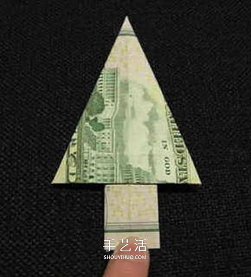 美元圣誕樹的折法圖解 紙幣折紙圣誕樹步驟 -  rpnrmr.com