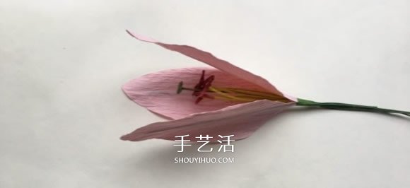 手工百合花制作方法 簡單紙百合花的折法圖解 -  rpnrmr.com