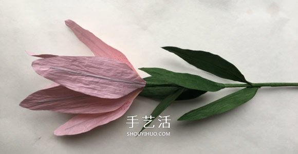 手工百合花制作方法 簡單紙百合花的折法圖解 -  rpnrmr.com
