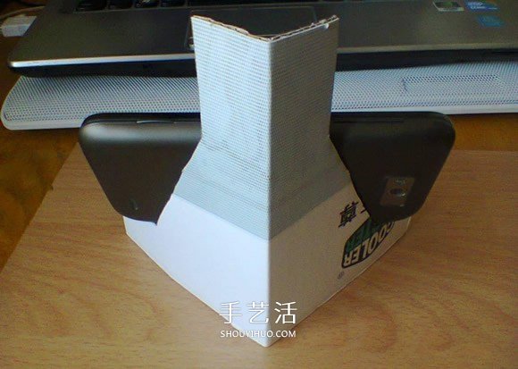 廢紙盒做手機(jī)支架方法 簡易手機(jī)支架制作方法 -  rpnrmr.com