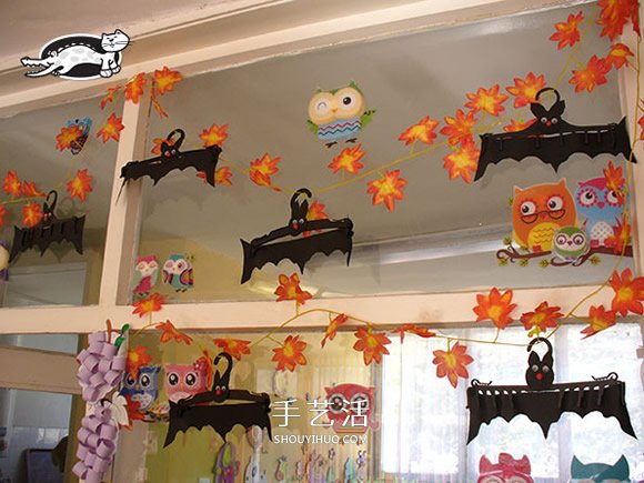 幼兒園萬圣節(jié)手工制作 萬圣節(jié)蝙蝠掛飾制作 -  rpnrmr.com