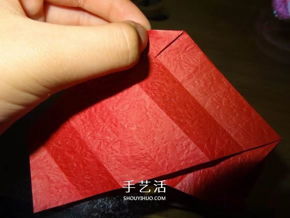 卷心玫瑰花的折法圖解 卷心玫瑰折紙教程詳細 -  rpnrmr.com