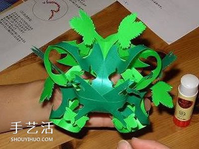 簡單掛飾的剪紙方法 綠蔭剪紙的折法和步驟圖 -  rpnrmr.com