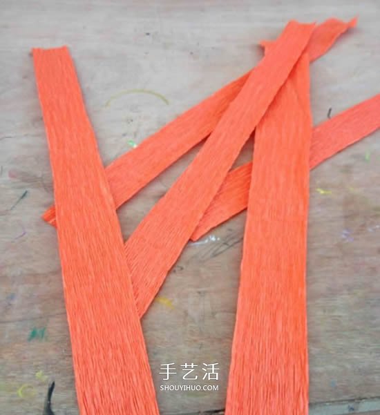 手工皺紋紙玫瑰花做法 玫瑰花皺紋紙花的折法 -  rpnrmr.com