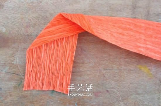 手工皺紋紙玫瑰花做法 玫瑰花皺紋紙花的折法 -  rpnrmr.com