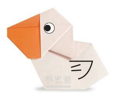 鵜鶘手工折紙方法 折紙鵜鶘的折法圖解 -  rpnrmr.com