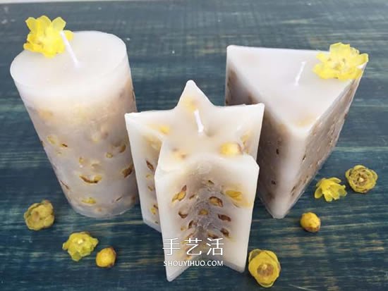 自制蠟梅花蠟燭的方法 鮮花蠟燭禮物DIY制作 -  rpnrmr.com