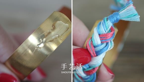 三股繩手鏈的編法圖解 DIY制作成漂亮的手鐲 -  rpnrmr.com