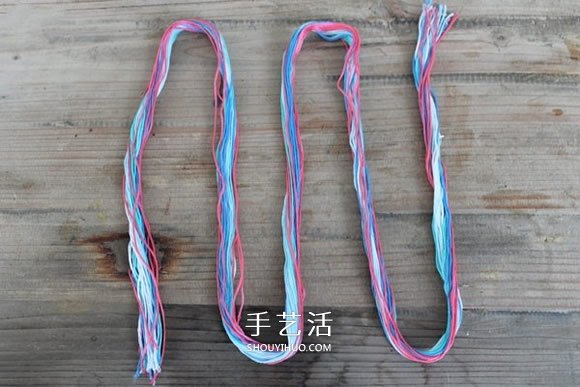 三股繩手鏈的編法圖解 DIY制作成漂亮的手鐲 -  rpnrmr.com