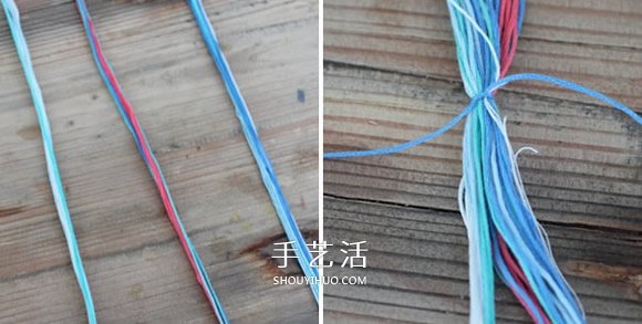 三股繩手鏈的編法圖解 DIY制作成漂亮的手鐲 -  rpnrmr.com