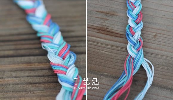 三股繩手鏈的編法圖解 DIY制作成漂亮的手鐲 -  rpnrmr.com