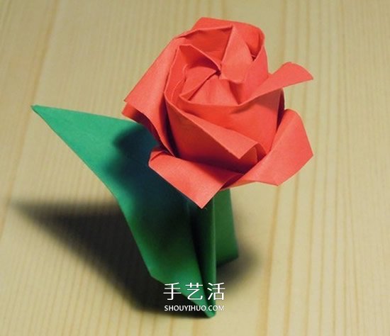 川崎玫瑰花折法教程 川崎玫瑰改良版折紙圖解 -  rpnrmr.com