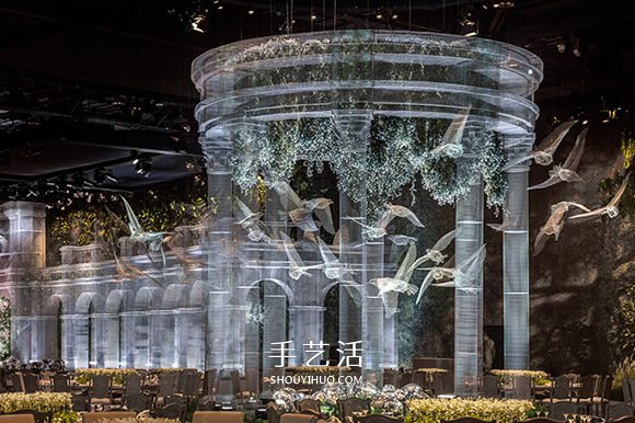 華麗似海市蜃樓？銀色金屬線構(gòu)筑皇家庭園 -  rpnrmr.com