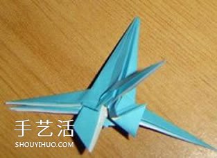 X翼戰(zhàn)斗機折紙方法 怎么折X翼戰(zhàn)斗機圖解 -  rpnrmr.com