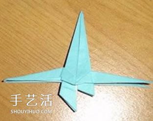 X翼戰(zhàn)斗機折紙方法 怎么折X翼戰(zhàn)斗機圖解 -  rpnrmr.com