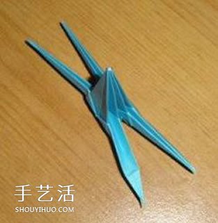 X翼戰(zhàn)斗機折紙方法 怎么折X翼戰(zhàn)斗機圖解 -  rpnrmr.com
