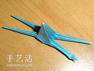 X翼戰(zhàn)斗機折紙方法 怎么折X翼戰(zhàn)斗機圖解 -  rpnrmr.com