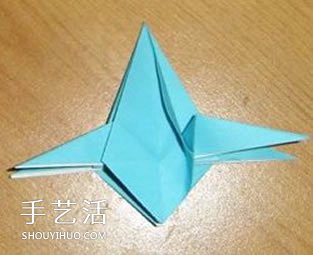 X翼戰(zhàn)斗機折紙方法 怎么折X翼戰(zhàn)斗機圖解 -  rpnrmr.com