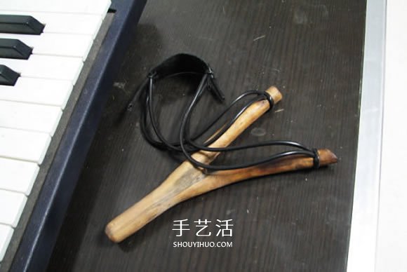 木叉彈弓制作方法過程 自制木頭彈弓圖解教程 -  rpnrmr.com