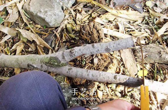 木叉彈弓制作方法過程 自制木頭彈弓圖解教程 -  rpnrmr.com