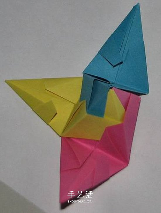 立體星星的折法圖解 折紙星星花球的步驟圖 -  rpnrmr.com