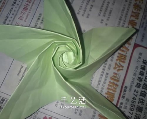 美麗又復雜玫瑰花折紙 NS玫瑰折紙實拍圖解 -  rpnrmr.com